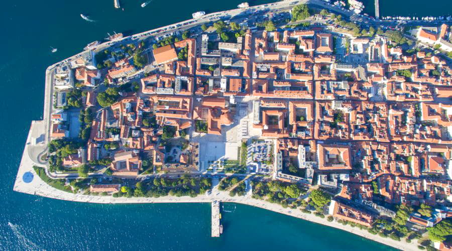 Meilleures options de location de voitures à Zadar